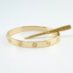 CARTIER LOVE 18KY BRACELET SIZE 16