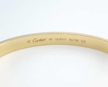 CARTIER LOVE 18KY BRACELET SIZE 18 - Image 4