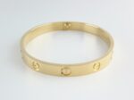 CARTIER LOVE 18KY BRACELET SIZE 18 - Image 6