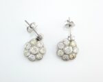 DIA PLAT FLOWER EARRING - Image 3