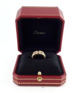 CARTIER MAILON PANTHERE DIA 18KY RING - Image 4
