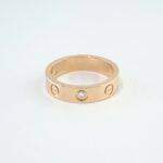 CARTIER LOVE 1 DIA 18KR RING SIZE 47