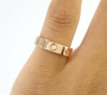 CARTIER LOVE 1 DIA 18KR RING SIZE 47 - Image 5
