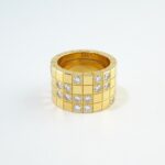 CARTIER PAYETTE DIA 18KY RING SIZE 50