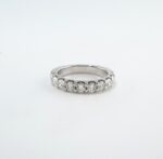 1.50CT DIA PLAT HALF-ETERNITY RING
