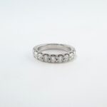 1.50CT DIA PLAT HALF-ETERNITY RING