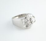14K WG DIAMOND RETRO RING - Image 2