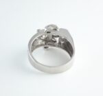 14K WG DIAMOND RETRO RING - Image 3